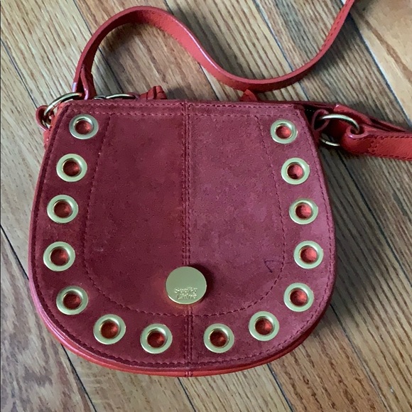 See by Chloe Suede Saddle Shoulder Bag - Picture 2 of 6